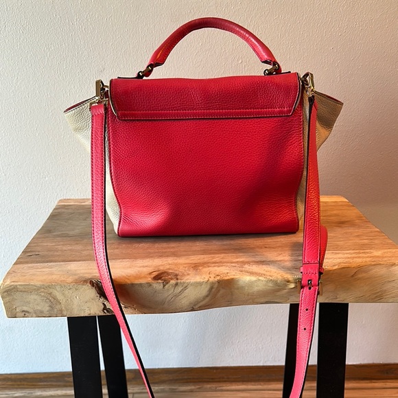 Kate Spade Bright Pink and Cream Handbag - Picture 3 of 10